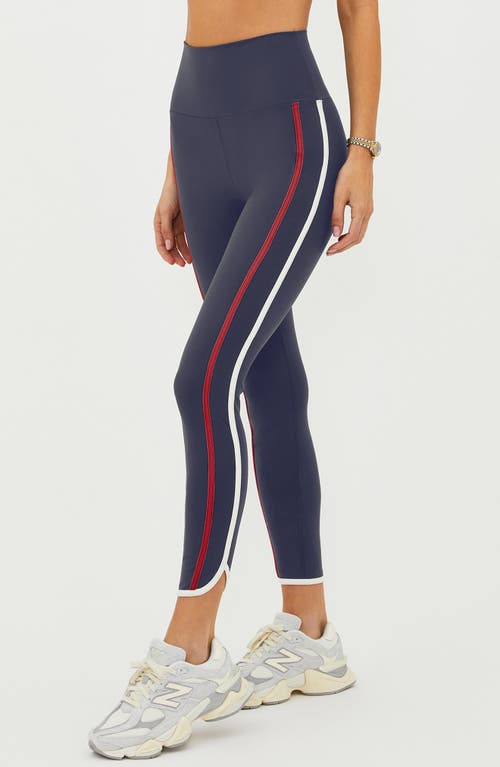 BEACH RIOT BEACH RIOT NELLA SIDE STRIPE ANKLE LEGGINGS