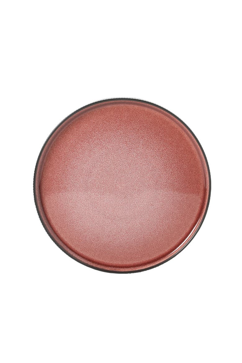 Redrock Canyon 12-Piece New Bone China Plates and Bowls Dinnerware Set, Alternate, color, Red