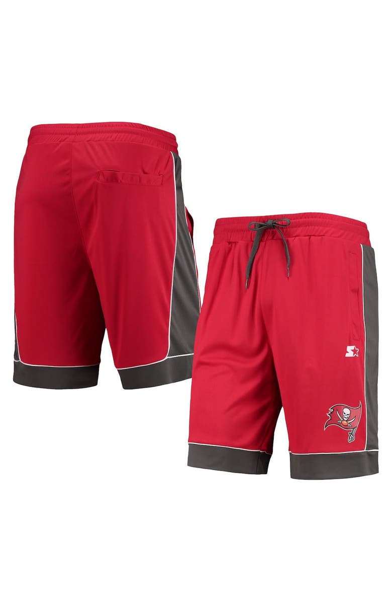 STARTER Men's Starter Red/Pewter Tampa Bay Buccaneers Fan Favorite Fashion Shorts, Main, color, Red