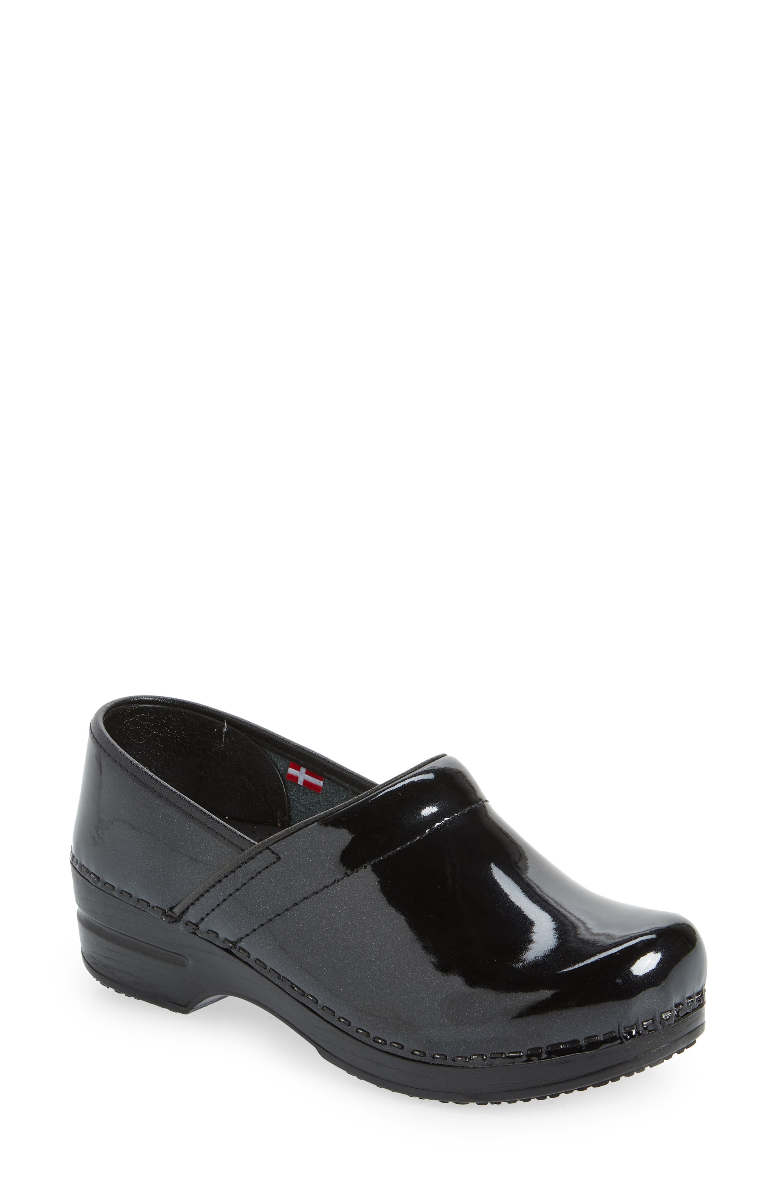 Sanita Sable Professional Clog, Main, color, Black