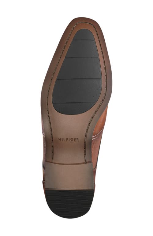 Tommy Hilfiger Sagent Wingtip Derby In Medium Brown