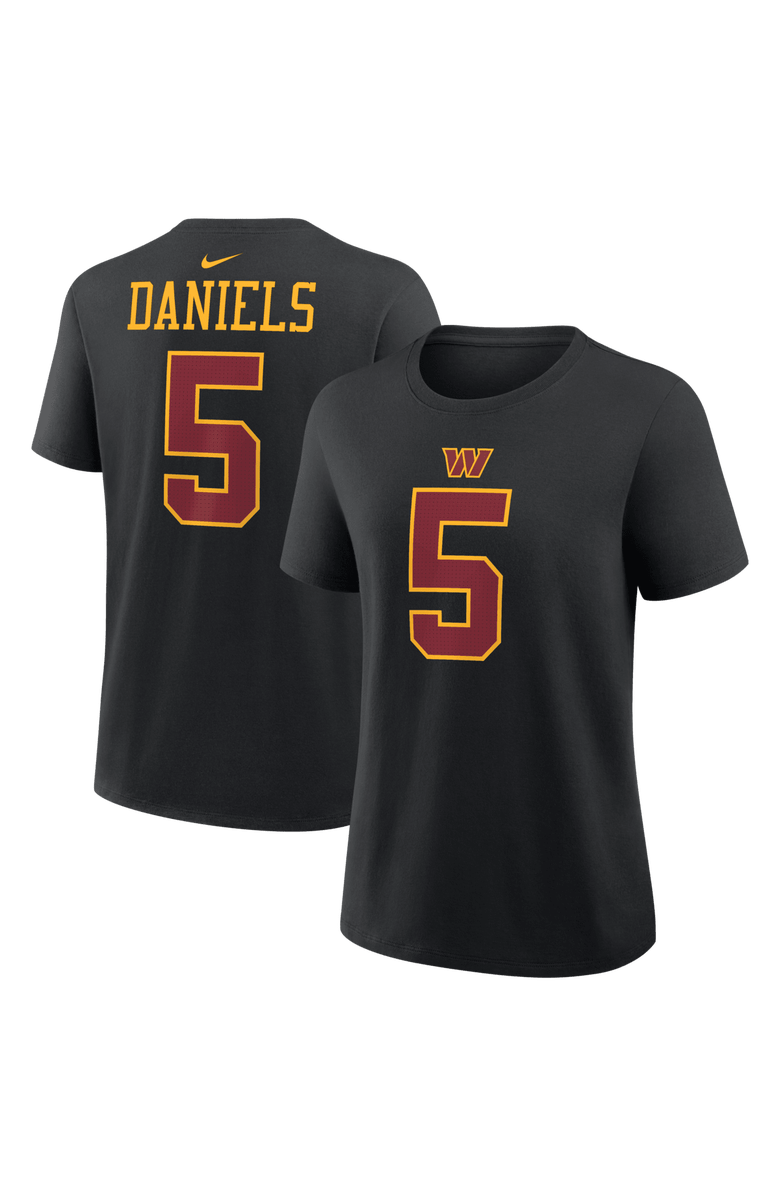 Nike Women's Nike Jayden Daniels Black Washington Commanders  Name & Number T-Shirt, Main, color, Black