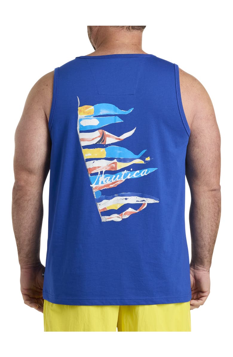 Nautica Big & Tall Flags Sleeveless T-Shirt, Alternate, color,