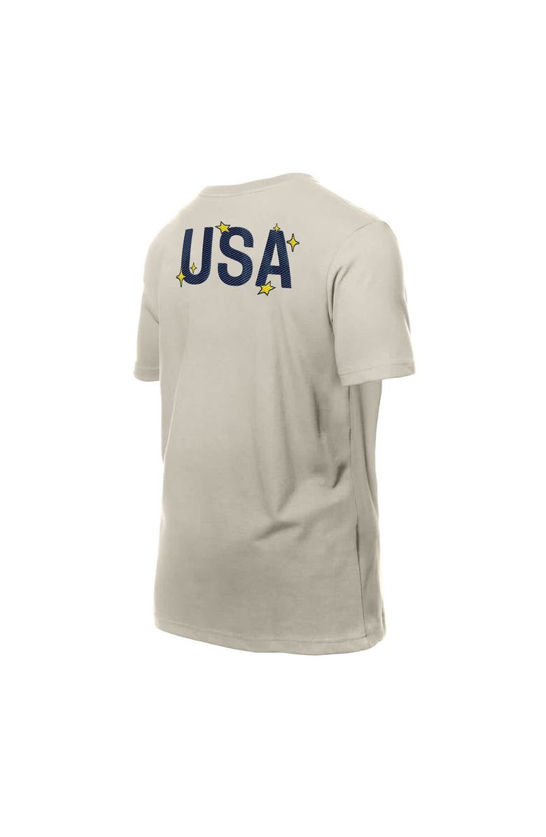 New Era Men's New Era Light Beige USMNT Logo Select T-Shirt, Alternate, color, Light Beige