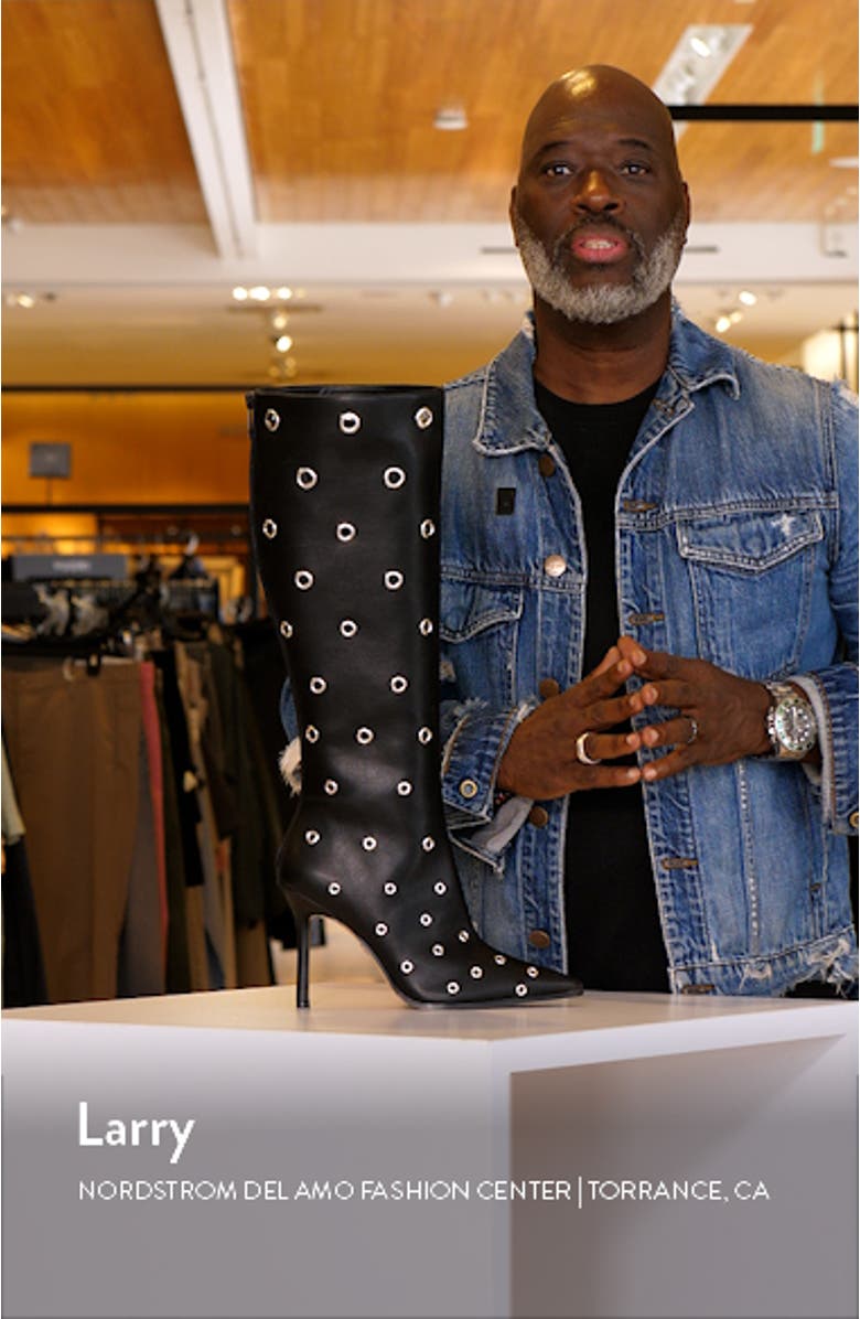 Maybellie Pointed Toe Knee High Boot, sales video thumbnail