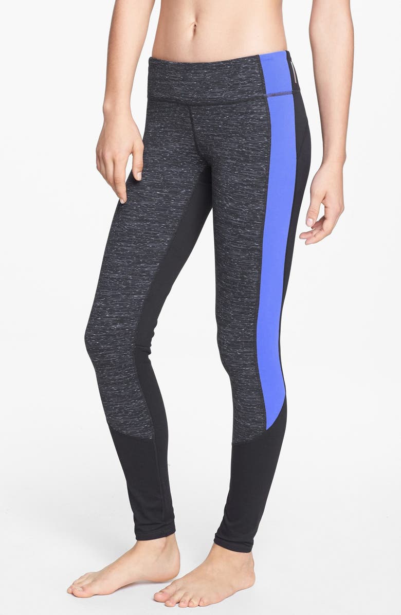 Zella 'Live In - Triple Blocked' Space Dye Leggings, Main, color, 