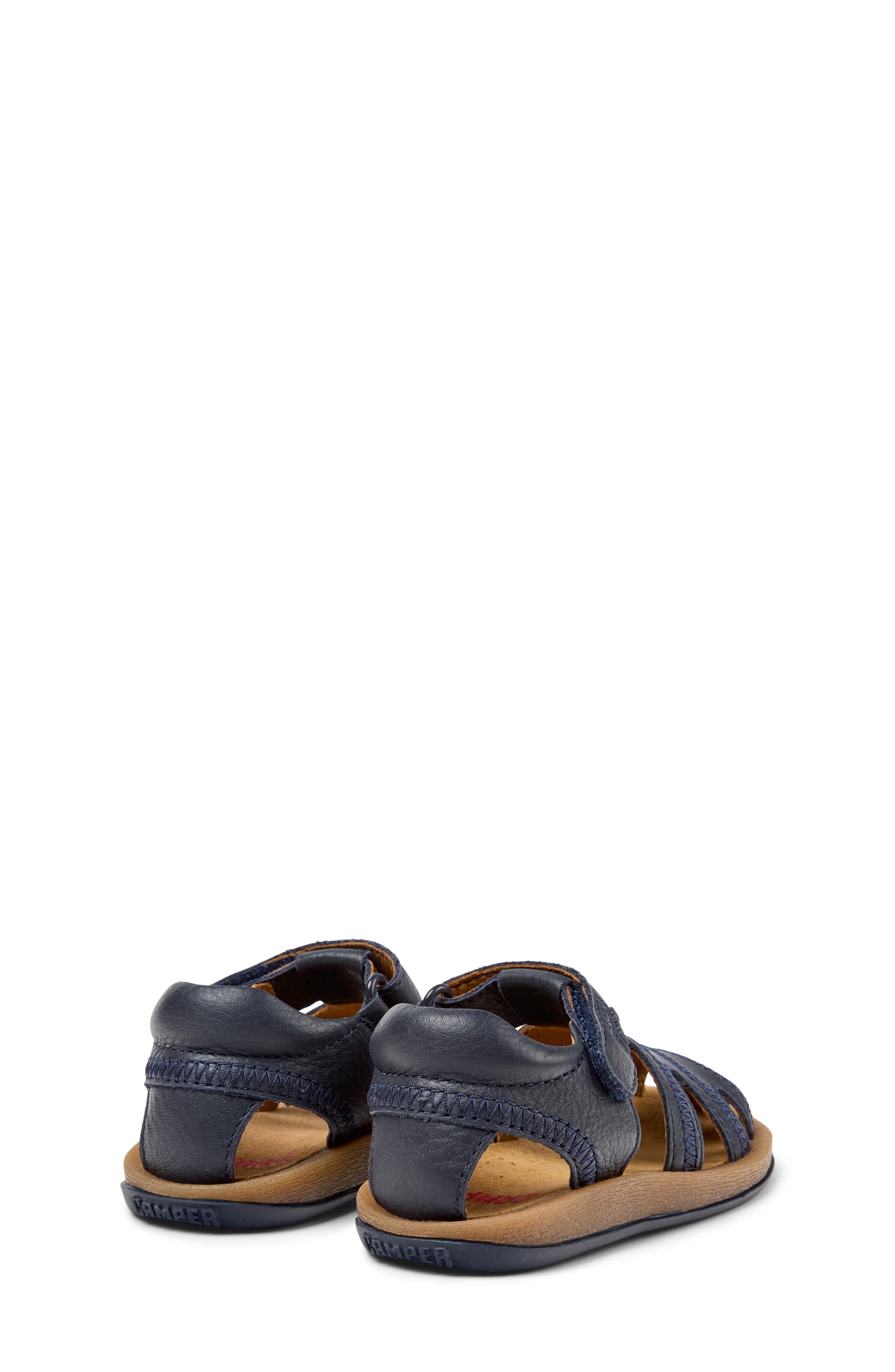 Camper Kids' Bicho Fisherman Sandal, Alternate, color, Navy
