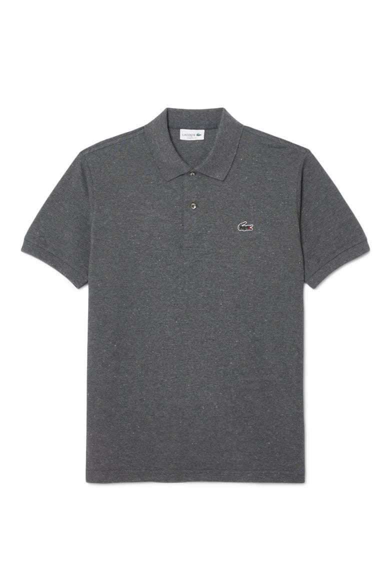 Classic Fit Cotton Blend Polo, Alternate, color, BITUME NEPS