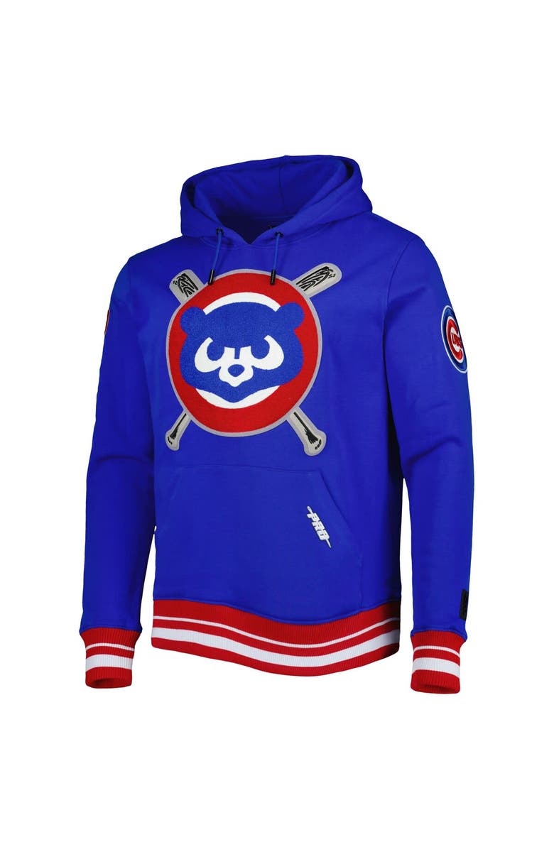 PRO STANDARD Men's Pro Standard Royal Chicago Cubs Mash Up Logo Pullover Hoodie, Alternate, color, 