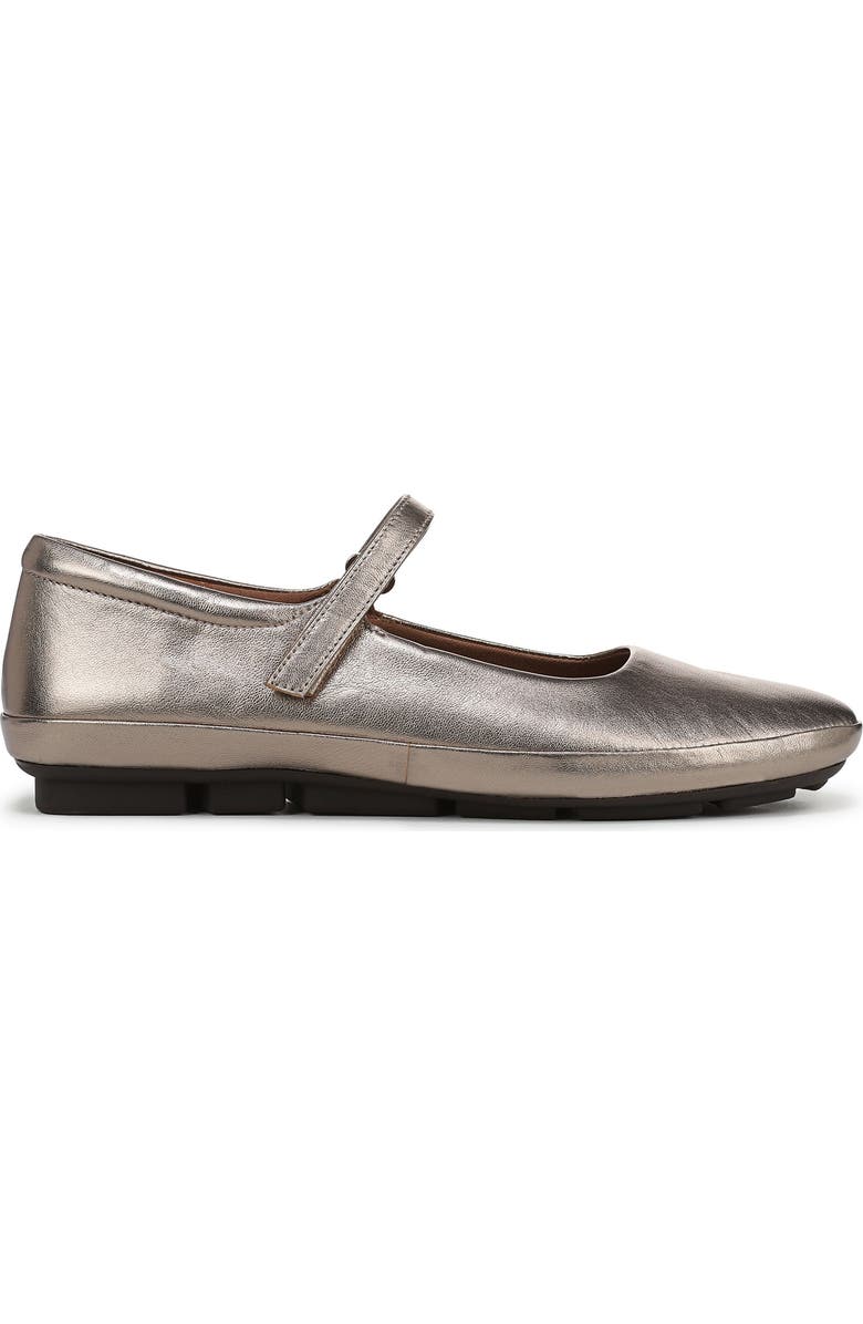 Naturalizer Behold Mary Jane Flat, Alternate, color, Warm Silver