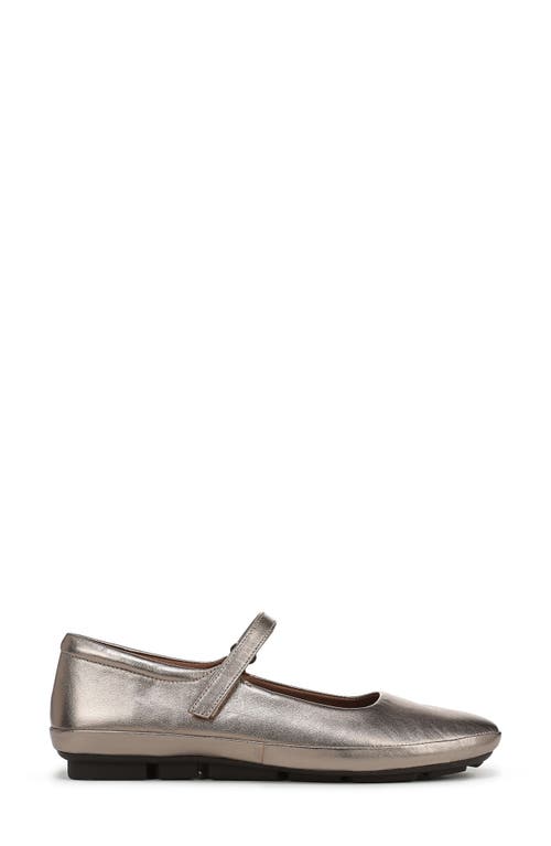 Shop Naturalizer Behold Mary Jane Flat In Warm Silver
