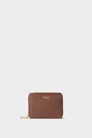 Osprey London The Core Small Leather Zip Around Wallet