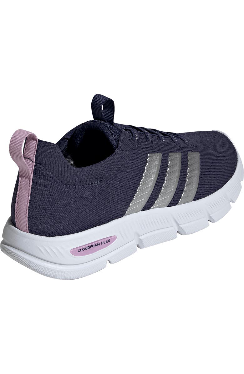 adidas Cloudfoam Flex Sneaker, Alternate, color, Dark Blue/ Matte Silver/ Lilac