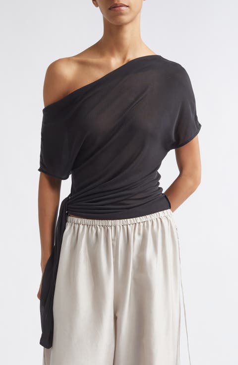 Off the Shoulder Jersey Top