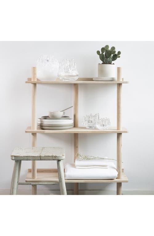 Kosta Boda Polar Small Candleholder In White