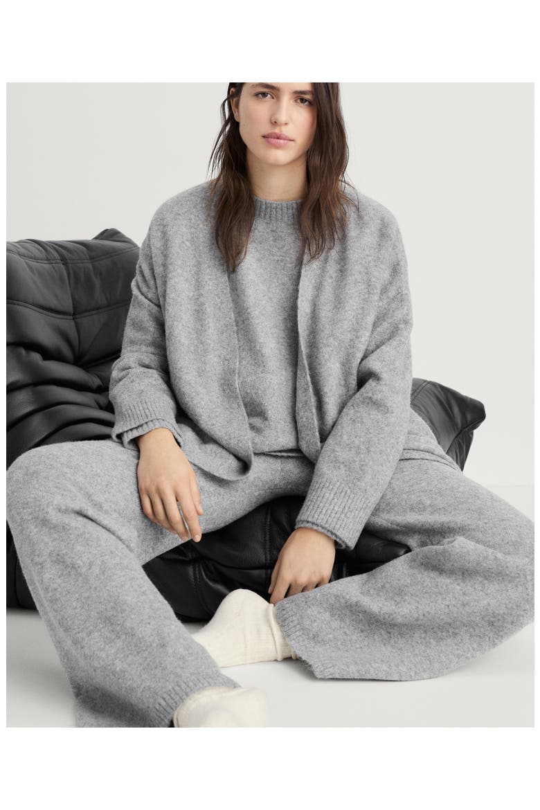 Tie Front Longline Cardigan, Alternate, color, GREY