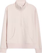Zella Cloud Fleece Half Zip Sweatshirt