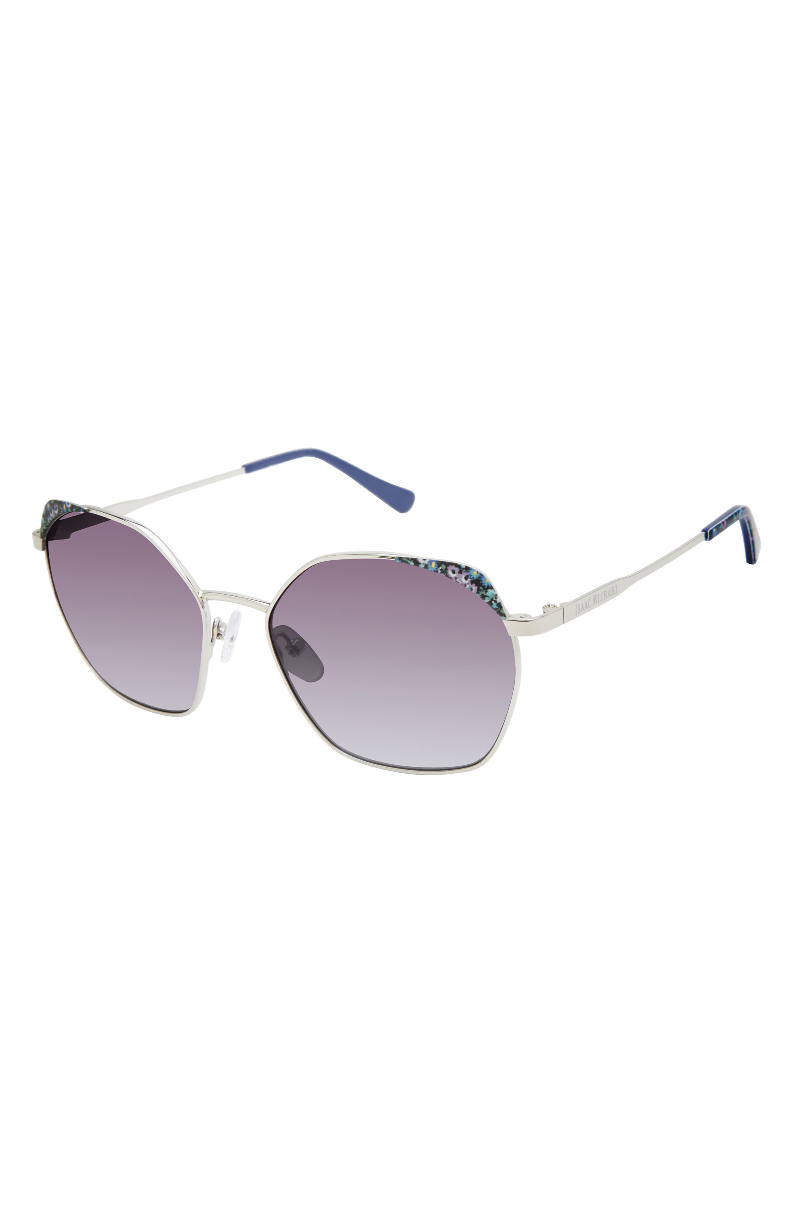 Isaac Mizrahi New York 55mm Square Sunglasses