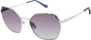 Isaac Mizrahi New York 55mm Square Sunglasses