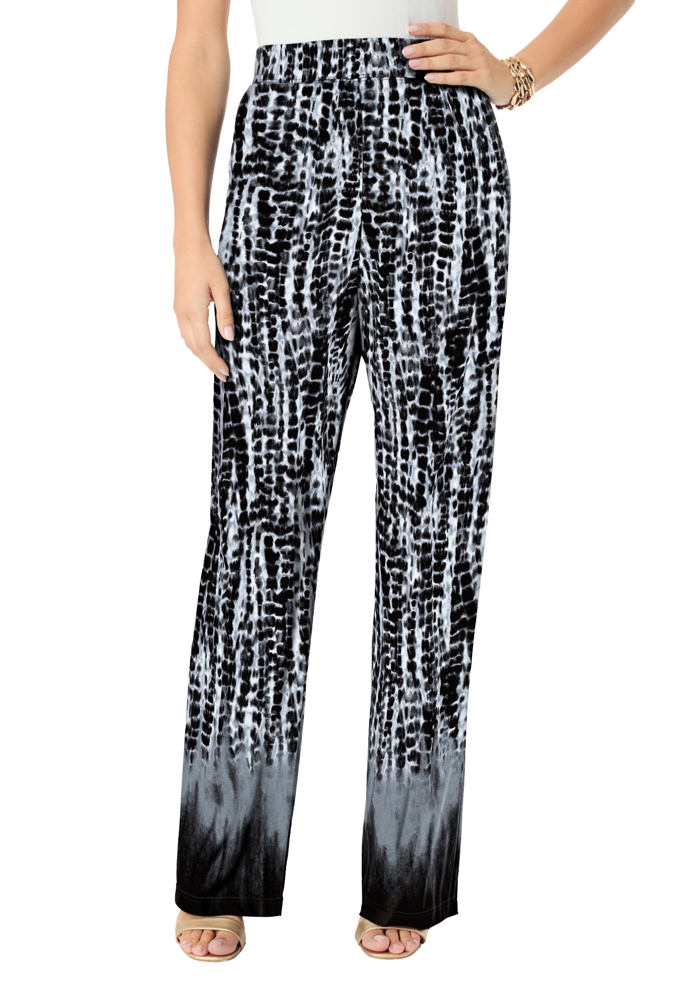 BLACK TIE DYE BORDER