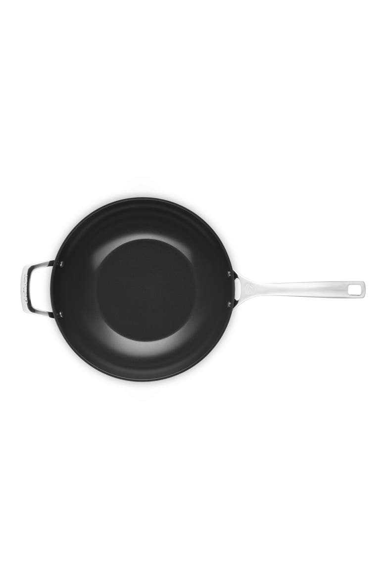 Essential Nonstick Ceramic Stir Fry Pan, Alternate, color, BLACK