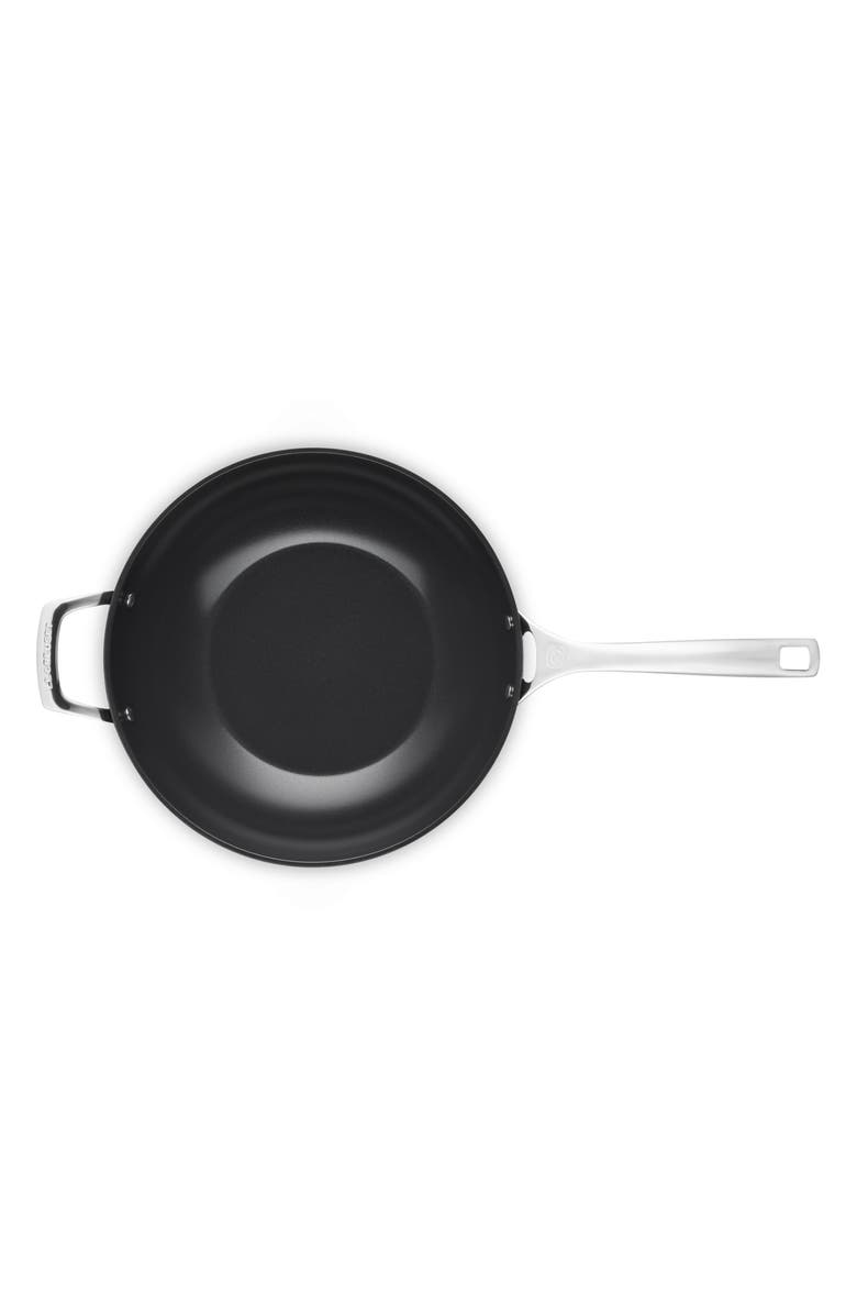 Le Creuset Essential Nonstick Ceramic Stir Fry Pan, Alternate, color, Black