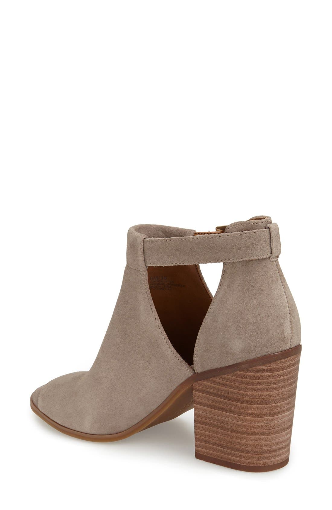 Arturo Chiang 'Cordeliah' Split Shaft Peep Toe Bootie, Alternate, color, 