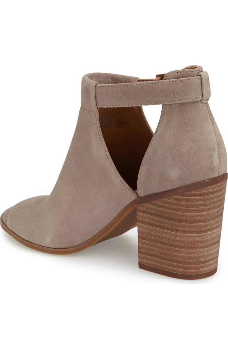 Arturo Chiang 'Cordeliah' Split Shaft Peep Toe Bootie, Alternate, color,