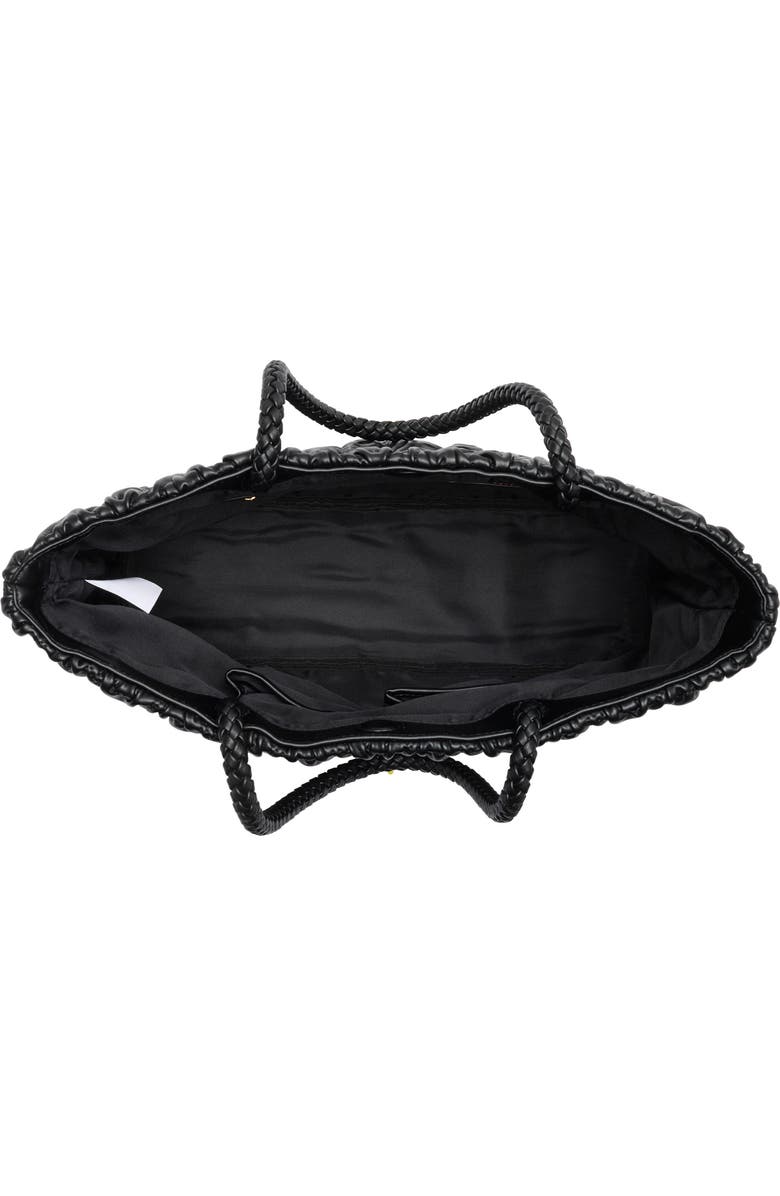 Sam Edelman Ari Quilted Leather Tote Bag, Alternate, color, Black