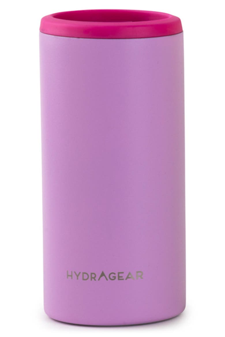 12-Ounce Slim Can Cooler, Main, color, PURPLE HOT