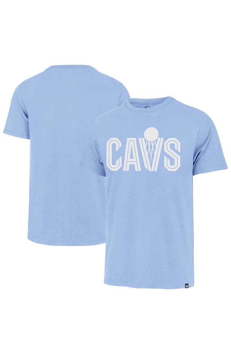 '47 Men's '47 Light Blue Cleveland Cavaliers Franklin T-Shirt, Alternate, color, Light Blue