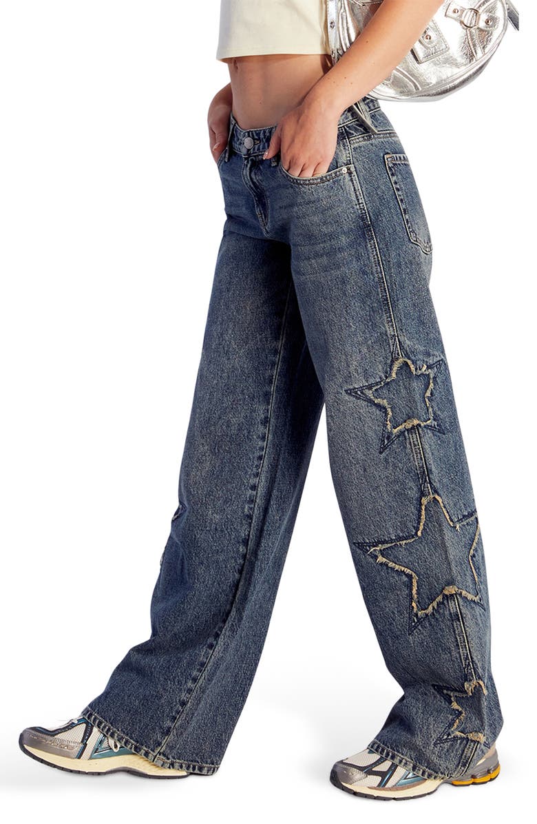 PacSun Casey Low Rise Baggy Jeans, Alternate, color, Medium Indigo