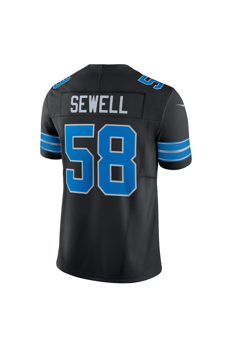 Men's Nike Penei Sewell Black Detroit Lions Vapor F.U.S.E. Alternate Limited Jersey, Alternate, color, Black