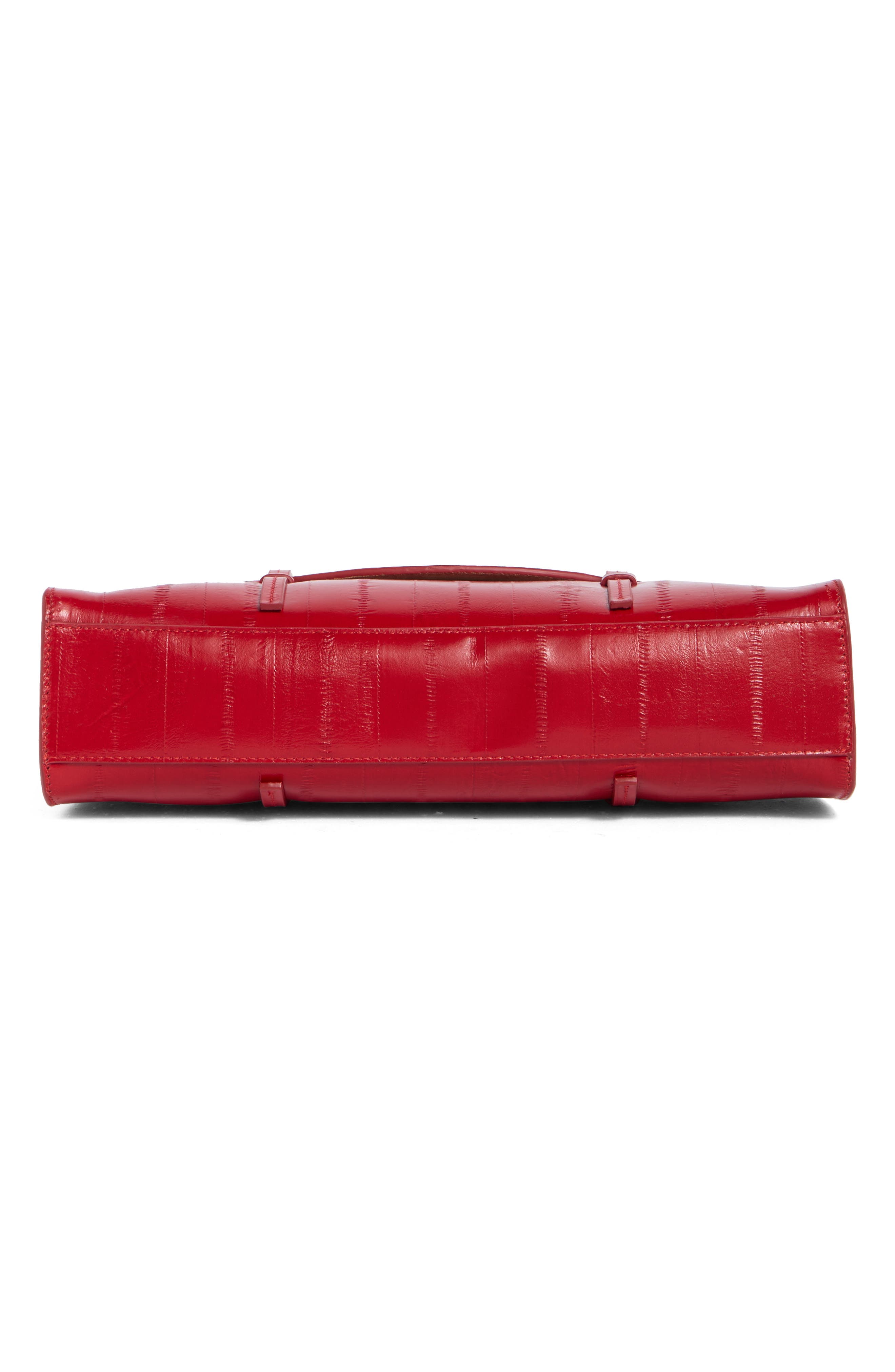 Elena Leather Shoulder Bag, Alternate, color, LADYBUG EEL