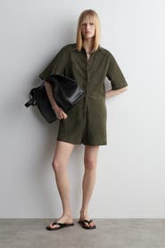 COS Suede Romper