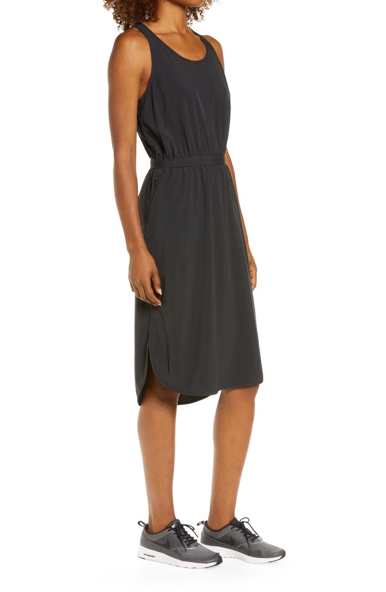 Zella Mix It Up Performance Stretch Recycled Polyester Tank Dress, Alternate, color,