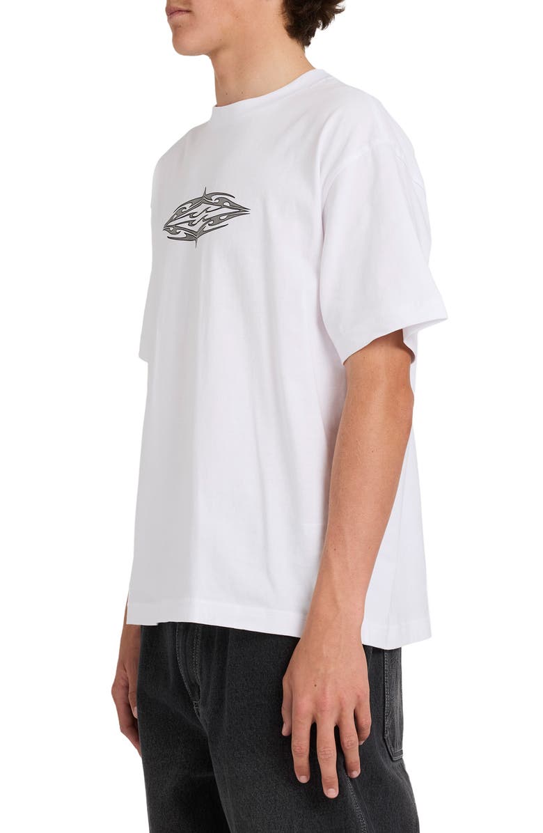 Billabong Diamond Logo Cotton Graphic T-Shirt, Alternate, color, White
