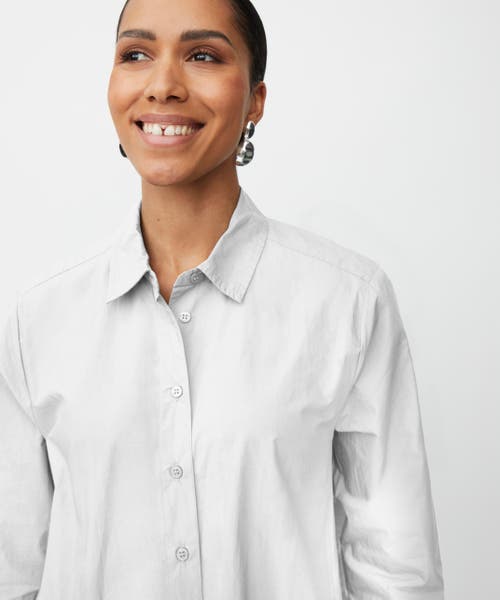 Masai Copenhagen Maingebeth Long Sleeve Oversize Shirt In White