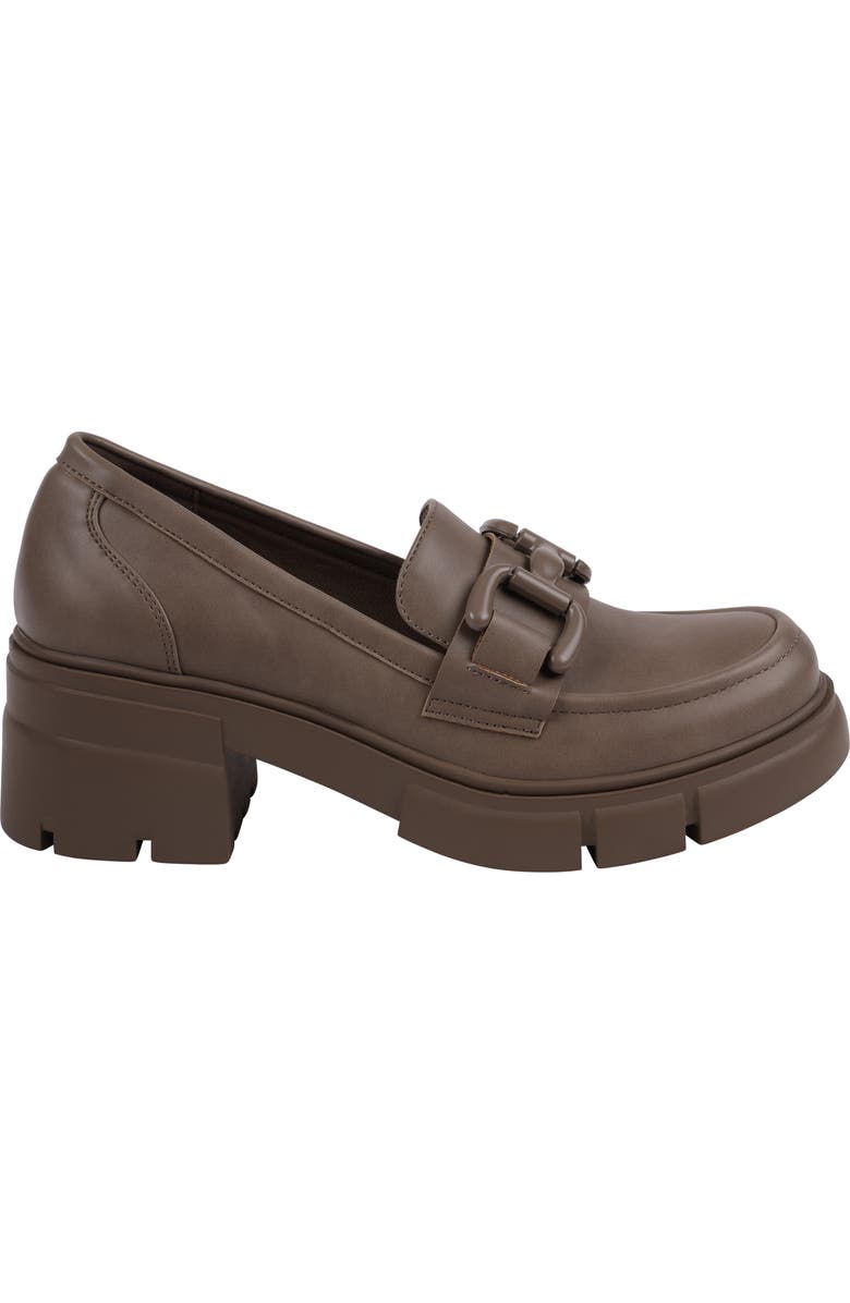 GOOD CHOICE NEW YORK Caesar Bit Lug Sole Loafer, Alternate, color, Taupe