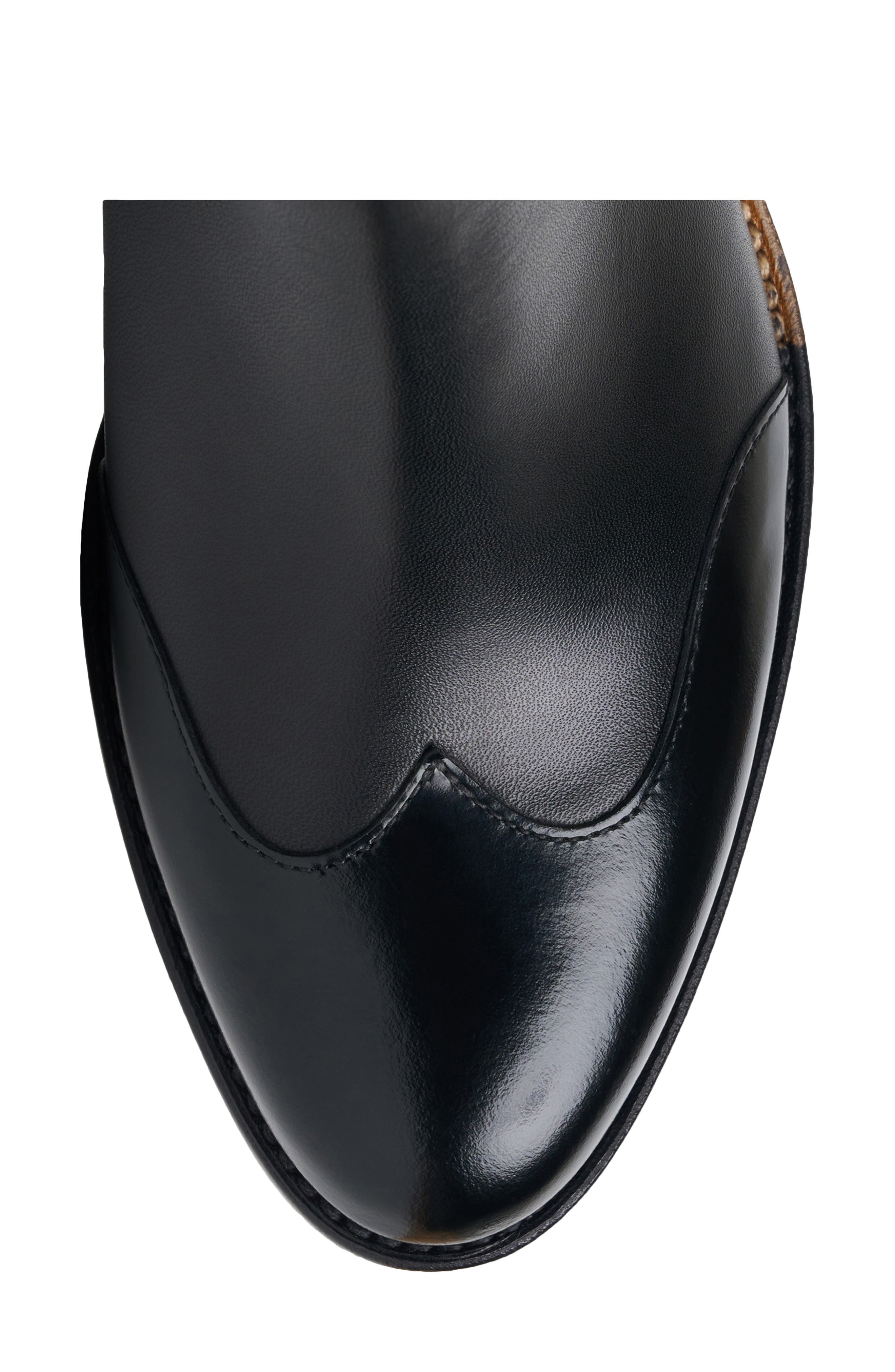 THE OFFICE OF US Miss Rosario Chelsea Boot, Alternate, color, Black On Black