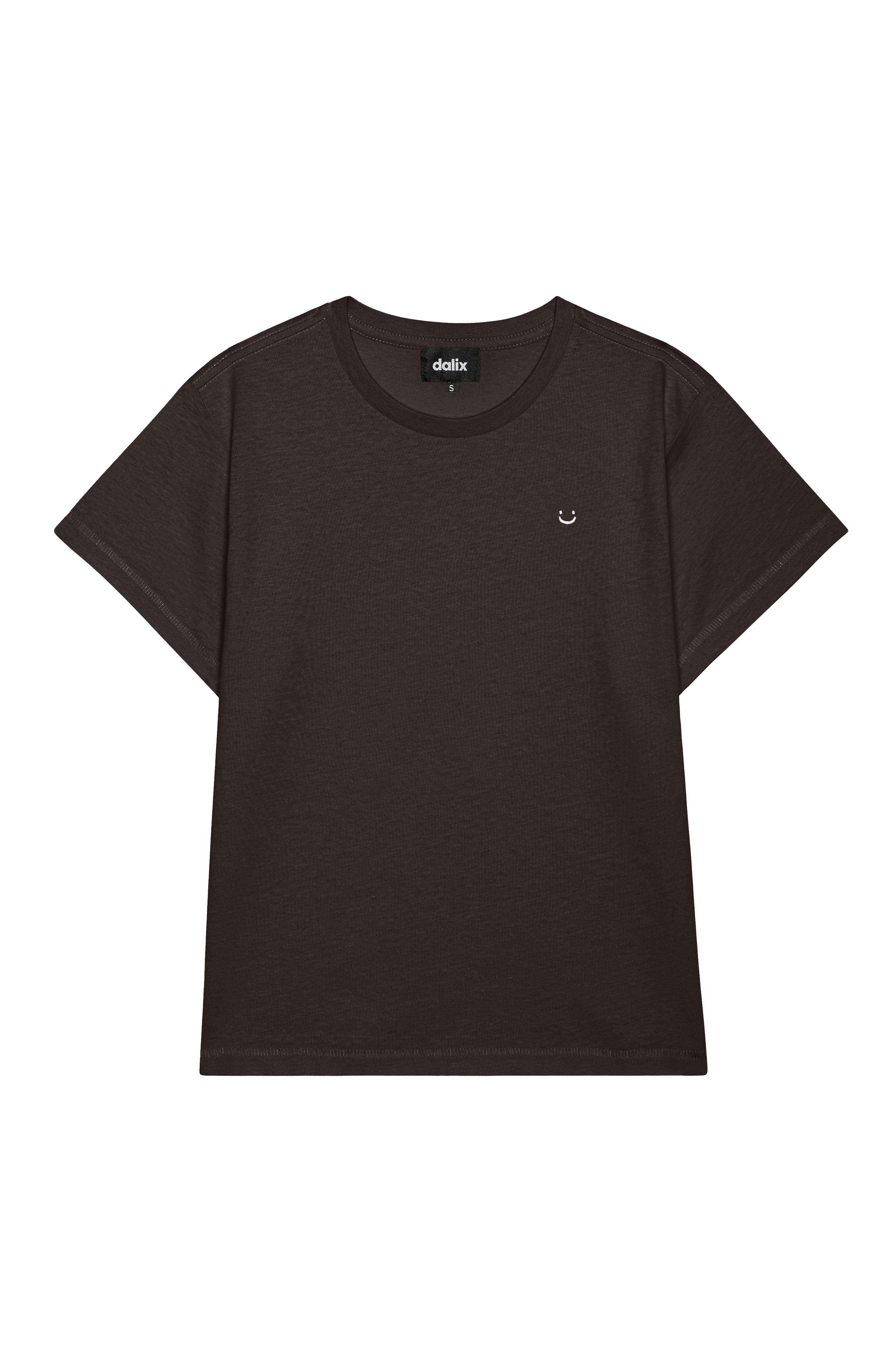 Womens Lil Smile Lightweight High Waisted Tee