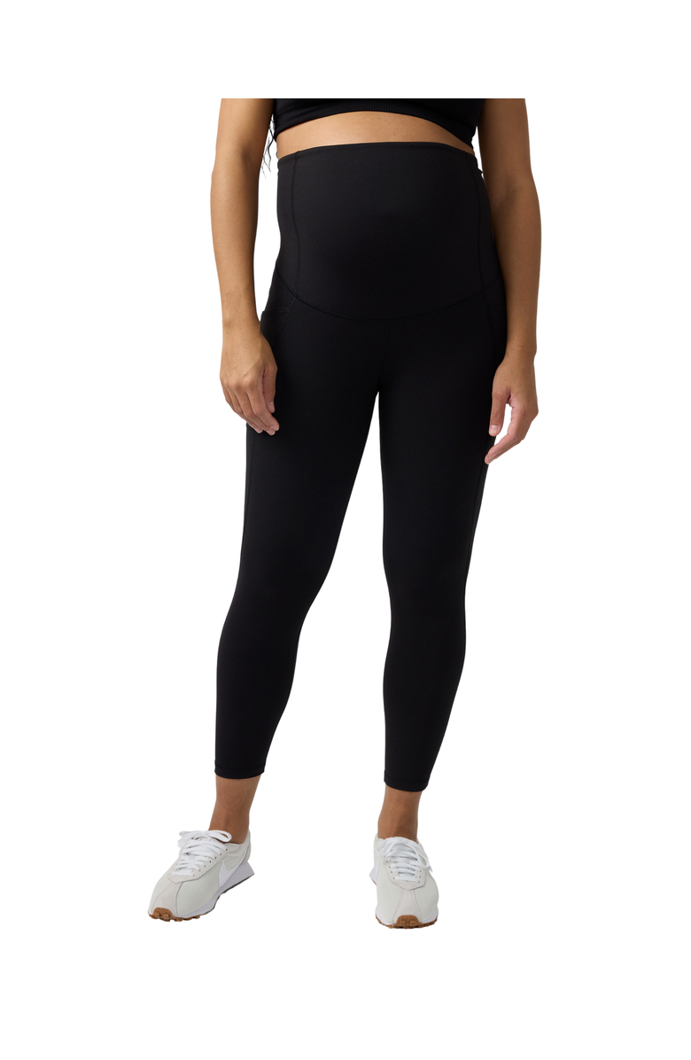Ingrid & Isabel The Performance All Stage Maternity Black Pocket Active Legging, Main, color, Black