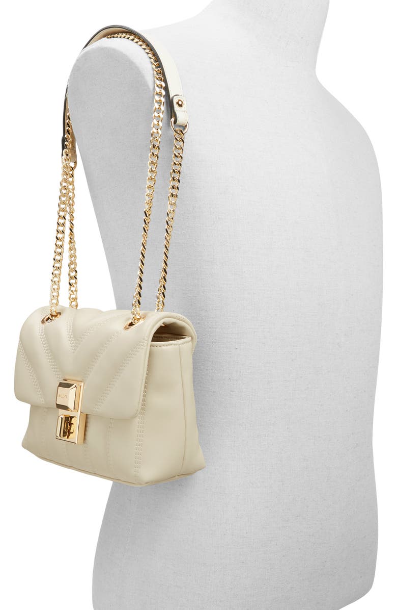 ALDO Rhilii Quilted Faux Leather Crossbody Bag, Alternate, color,