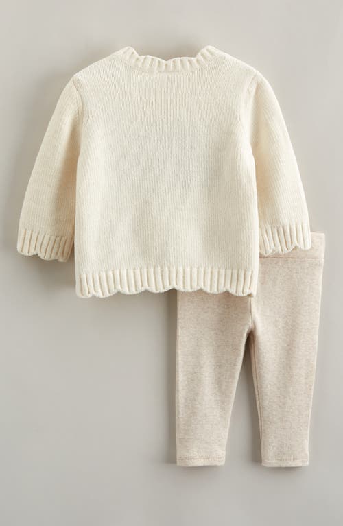 Nordstrom Plush Icon Sweater & Leggings Set In White
