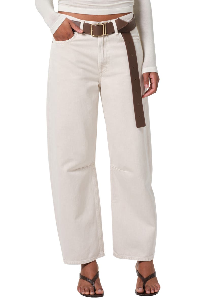 Citizens of Humanity Miro High Waist Barrel Jeans, Main, color, Almondette