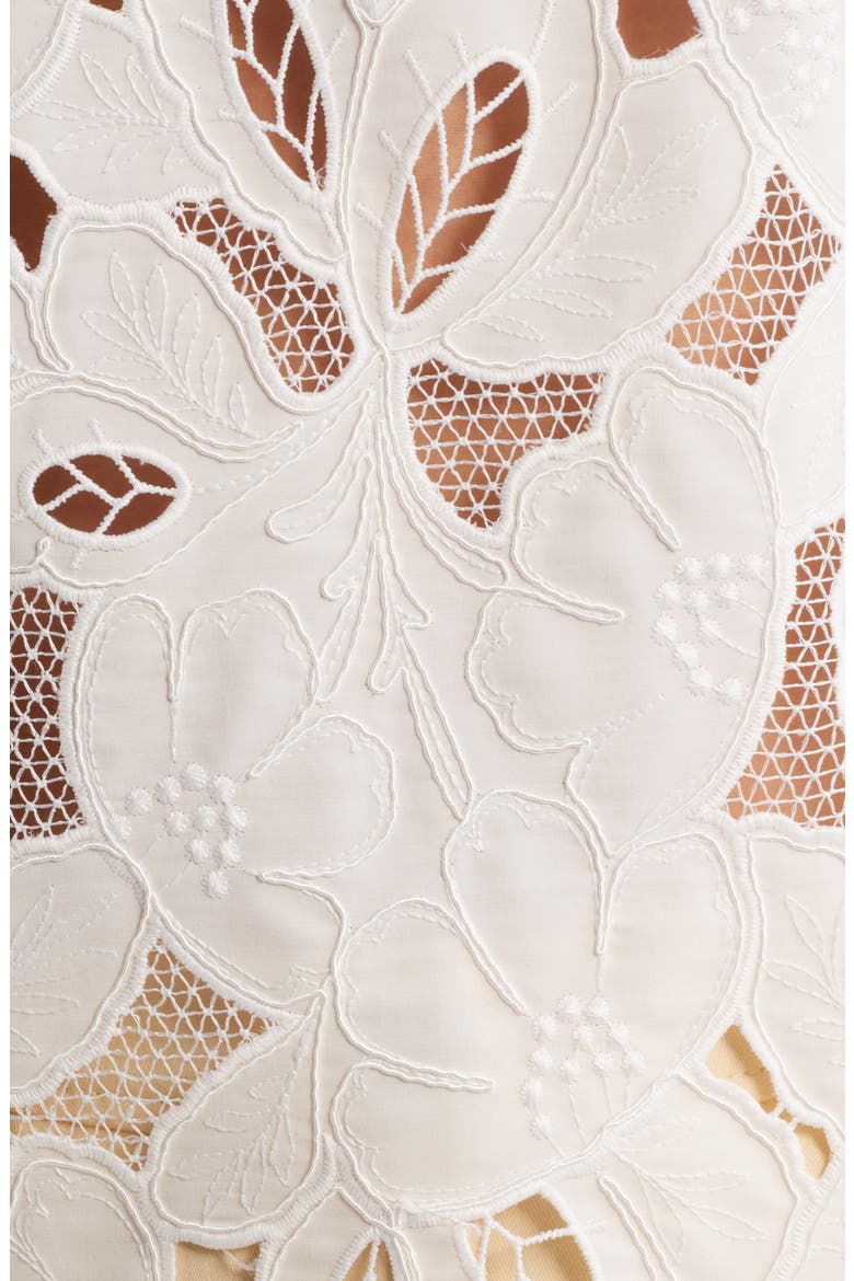 Berodi Broderie Anglaise Top, Alternate, color, WHT