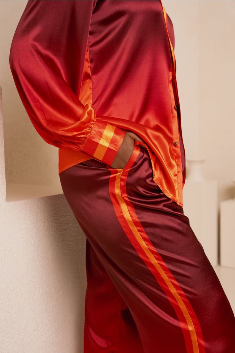 Dawn Pant Set, Alternate, color, Ember Ombre