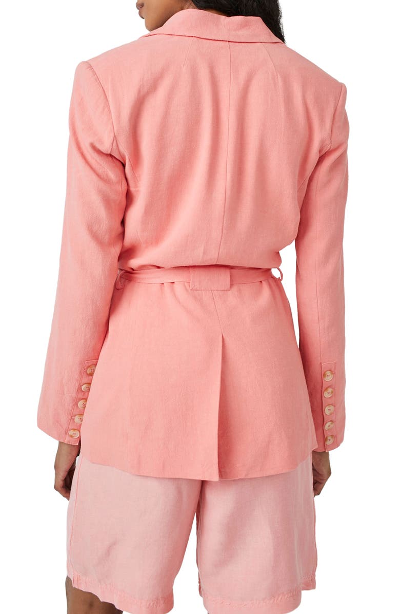 Free People Olivia Blazer, Alternate, color, Strawberry Colada