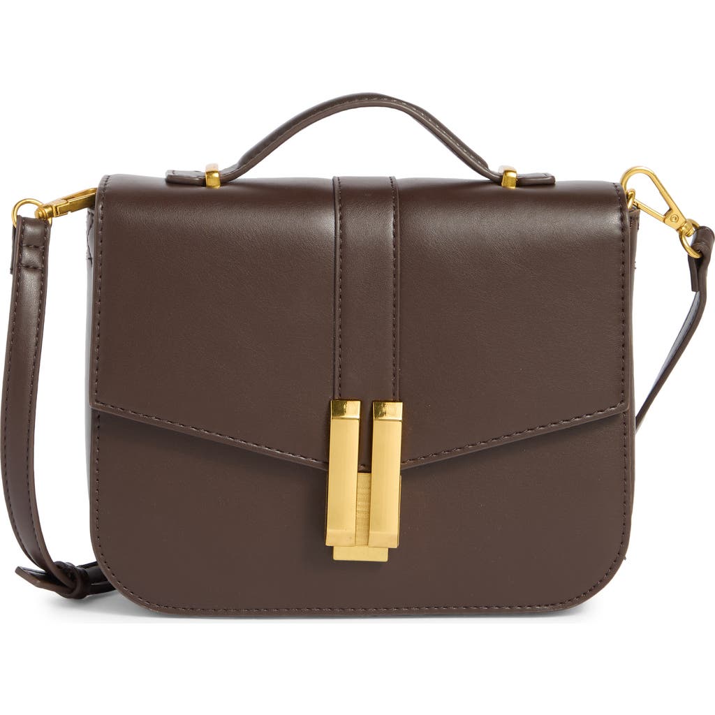 Bcbg Double Bar Crossbody Bag In Brown