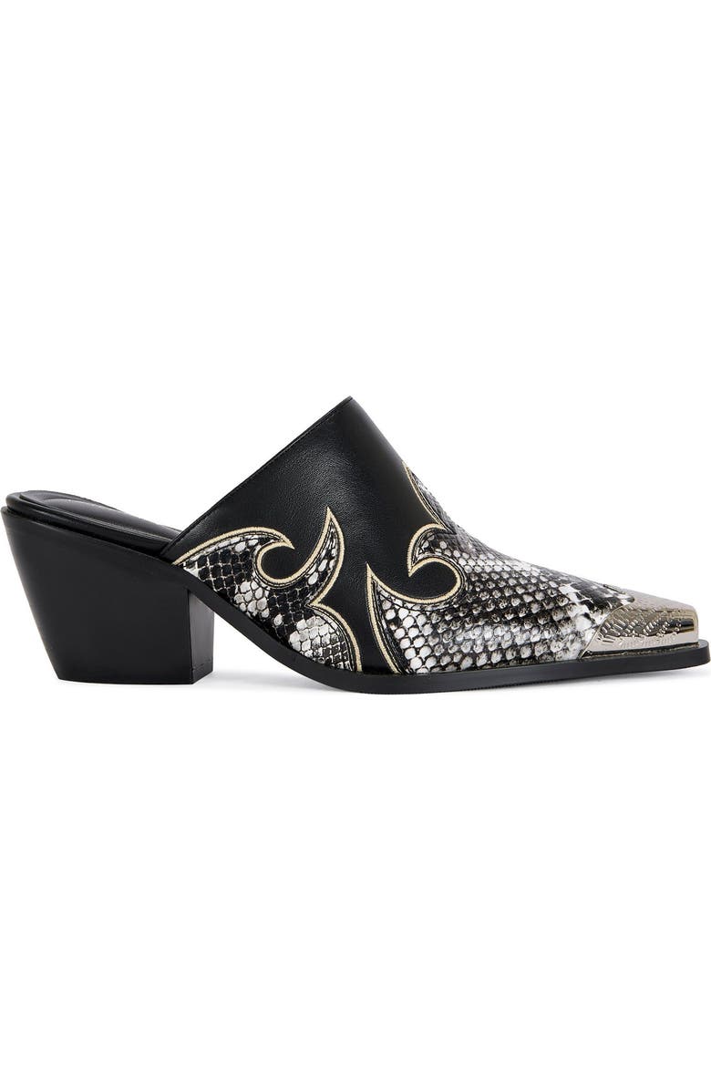 AZALEA WANG Cecily Block Mule, Main, color, Black